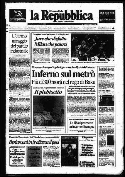 Il lunedì de La repubblica